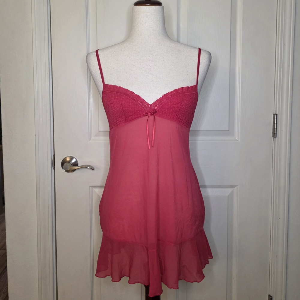 NWT 2006 Victoria's Secret Angel's Red Sheer Slip